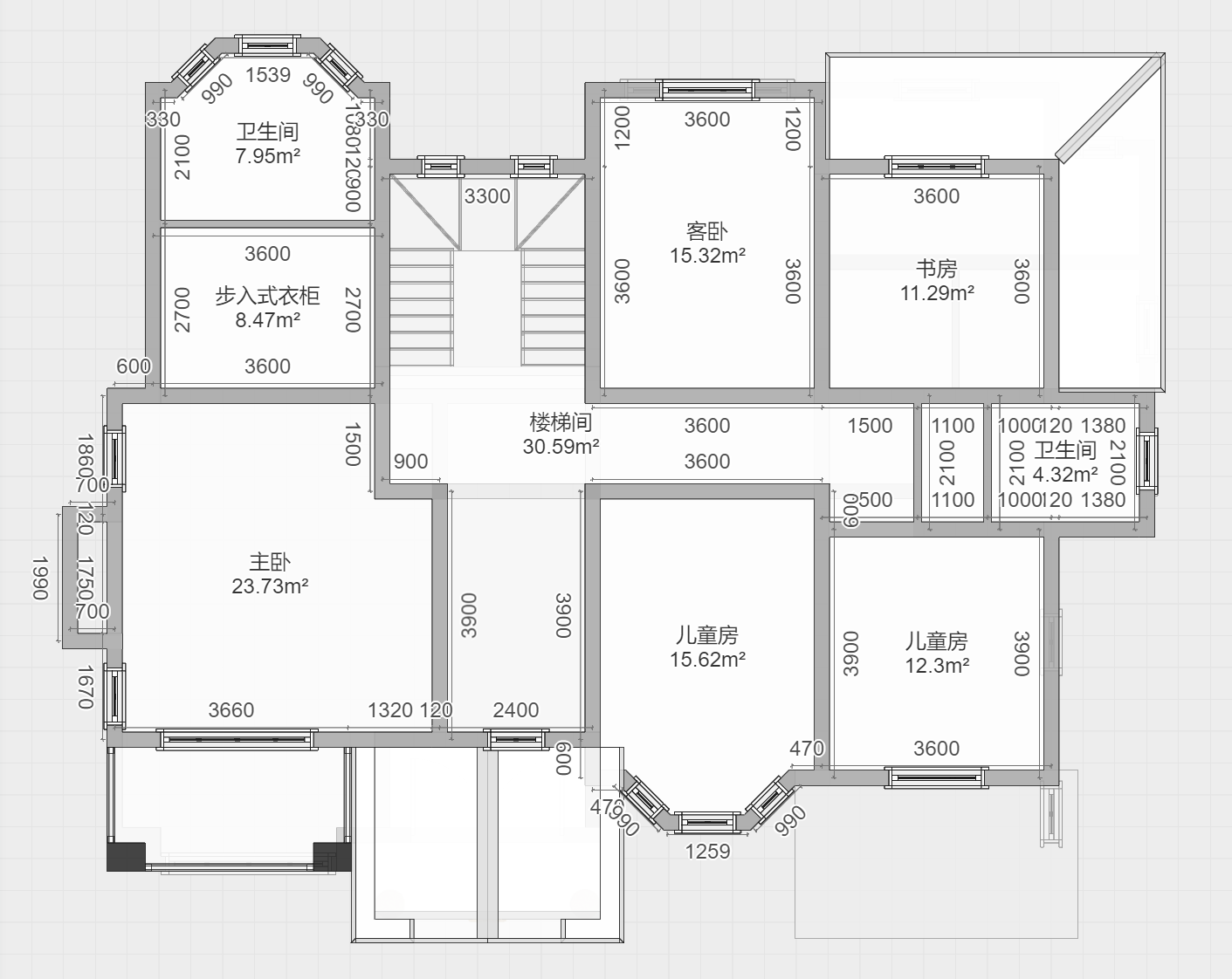 模袋云-别墅图纸